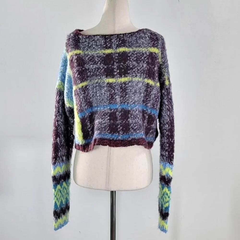 NWT FREE PEOPLE Emerson Pullover Crop Sweater